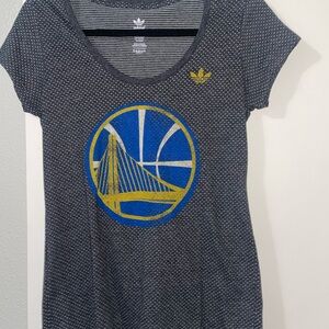 adidas X golden state warriors shirt/ blouse BIN H